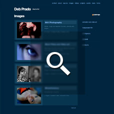 Deb Prado - Visual Artist websites by Mixform