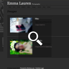 Emma Lauren - Photographer websites by Mixform