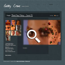 Gabby Crane - Make-Up Artist websites by Mixform