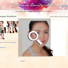 Katherine Emily Mills - Actress websites by Mixform