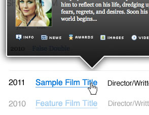 Filmmaker Resume - Filmmaker Websites Features